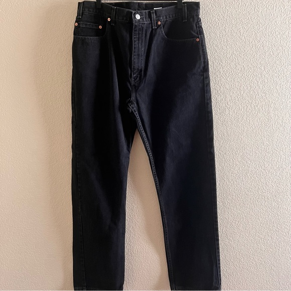Levi's Other - Vintage Levi’s 505 Black Regular Fit Straight Leg Jeans Size 38 x 34 Made in USA